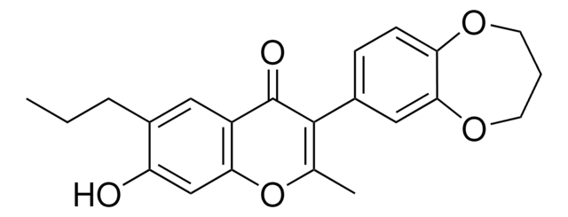 3(3,4-DIHYDRO-2H-BENZO(B)(1,4)DIOXEPIN-7-YL)7-HO-2-METHYL-6-PROPYL-CHROMEN-4-ONE AldrichCPR