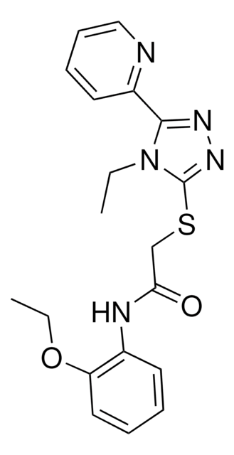 N-(2-ETHOXYPHENYL)-2-((4-ET-5-(2-PYRIDINYL)-4H-1,2,4-TRIAZOL-3-YL)THIO)ACETAMIDE AldrichCPR