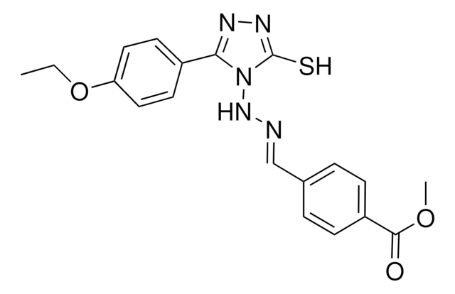 METHYL 4-((E)-{[3-(4-ETHOXYPHENYL)-5-SULFANYL-4H-1,2,4-TRIAZOL-4-YL]HYDRAZONO}METHYL)BENZOATE AldrichCPR