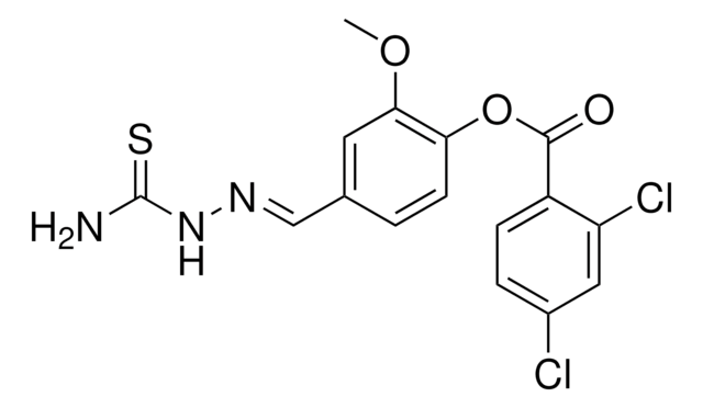 4-(2-(AMINOCARBOTHIOYL)CARBOHYDRAZONOYL)-2-METHOXYPHENYL 2,4-DICHLOROBENZOATE AldrichCPR