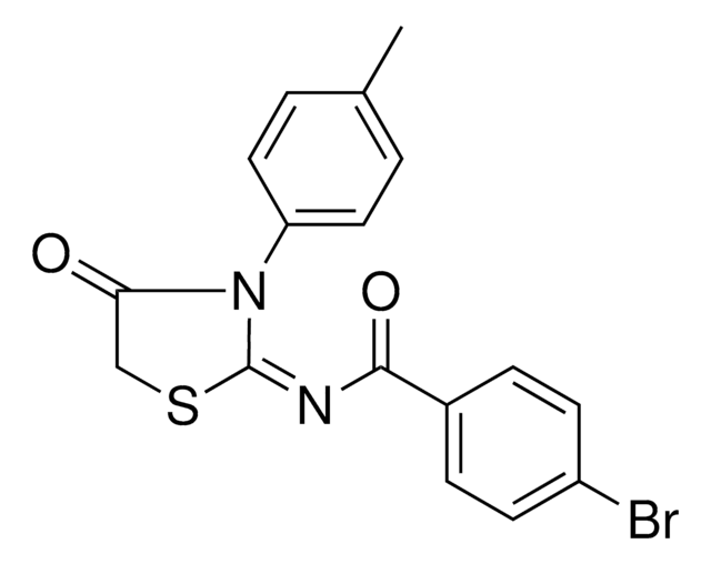 4-BROMO-N-(3-(4-METHYLPHENYL)-4-OXO-1,3-THIAZOLIDIN-2-YLIDENE)BENZAMIDE AldrichCPR