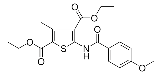 DIETHYL 5-((4-METHOXYBENZOYL)AMINO)-3-METHYL-2,4-THIOPHENEDICARBOXYLATE AldrichCPR