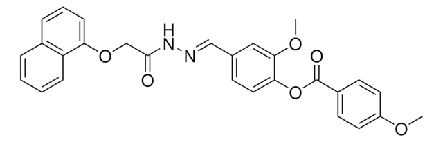 2-METHOXY-4-(2-((1-NAPHTHYLOXY)ACETYL)CARBOHYDRAZONOYL)PHENYL 4 ...