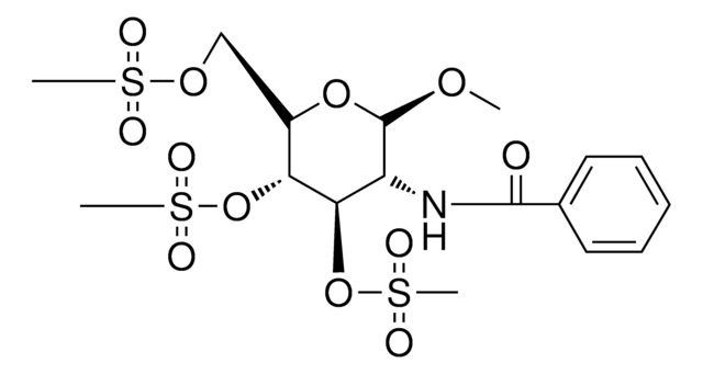 METHYL 2-(BENZOYLAMINO)-2-DEOXY-3,4,6-TRIS-O-(METHYLSULFONYL)-BETA-D-GLUCOPYRANOSIDE AldrichCPR