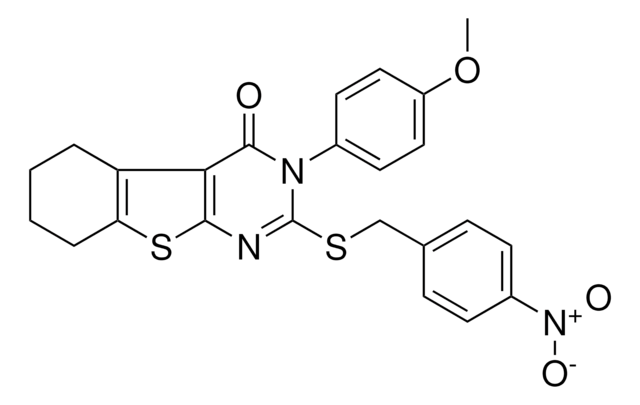 3-(4-METHOXYPHENYL)-2-[(4-NITROBENZYL)SULFANYL]-5,6,7,8-TETRAHYDRO[1]BENZOTHIENO[2,3-D]PYRIMIDIN-4(3H)-ONE AldrichCPR