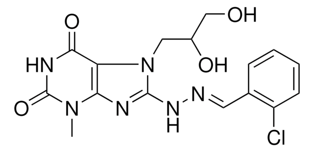 2-CHLOROBENZALDEHYDE [7-(2,3-DIHYDROXYPROPYL)-3-METHYL-2,6-DIOXO-2,3,6,7-TETRAHYDRO-1H-PURIN-8-YL]HYDRAZONE AldrichCPR