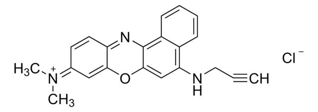 [5-(2-Propynylamino)-9H-benzo[a]phenoxazin-9-ylidene]dimethylammonium chloride for click labeling, &#8805;90.0% (TLC)