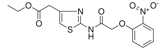 ETHYL (2-(((2-NITROPHENOXY)ACETYL)AMINO)-1,3-THIAZOL-4-YL)ACETATE AldrichCPR