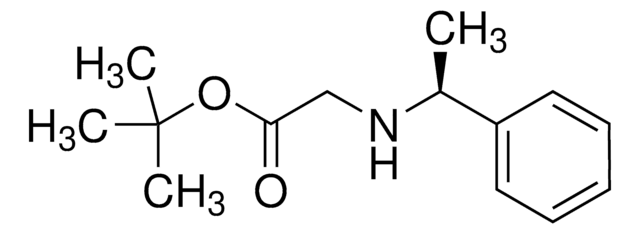 tert-Butyl {[(1S)-1-phenylethyl]amino}acetate AldrichCPR