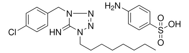 4-AMINOBENZENESULFONIC ACID COMPOUND WITH 1-(4-CHLOROBENZYL)-4-OCTYL-1,4-DIHYDRO-5H-TETRAAZOL-5-IMINE AldrichCPR