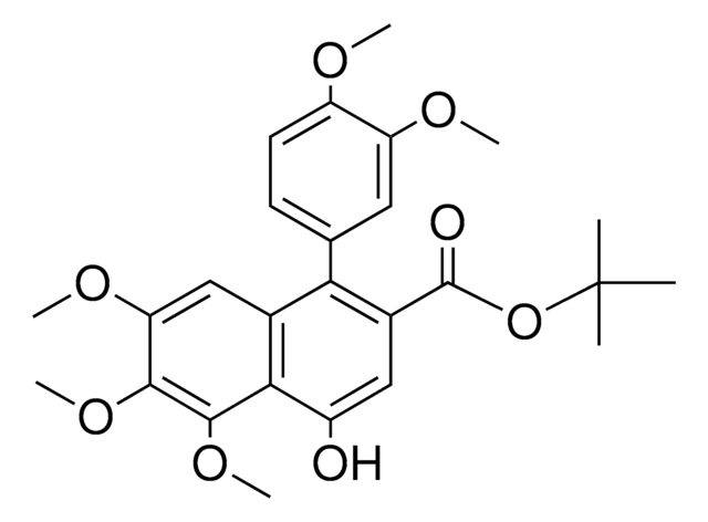 (DIMETHOXY-PH)-4-HO-5,6,7-TRIMETHOXY-NAPHTHALENE-2-CARBOXYLIC ACID TERT-BU ESTER AldrichCPR