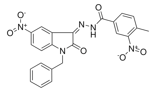 N'-[(3Z)-1-BENZYL-5-NITRO-2-OXO-1,2-DIHYDRO-3H-INDOL-3-YLIDENE]-4-METHYL-3-NITROBENZOHYDRAZIDE AldrichCPR