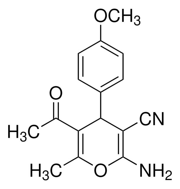 5-Acetyl-2-amino-4-(4-methoxyphenyl)-6-methyl-4H-pyran-3-carbonitrile 98%