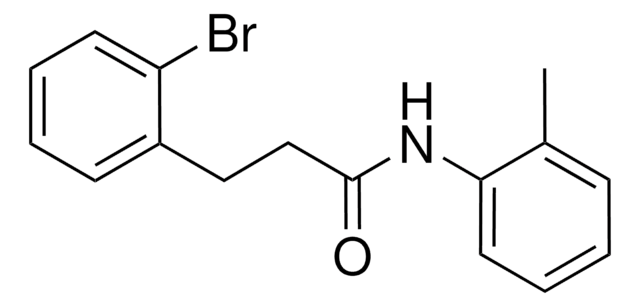 3-(2-BROMOPHENYL)-N-(2-METHYLPHENYL)PROPANAMIDE AldrichCPR