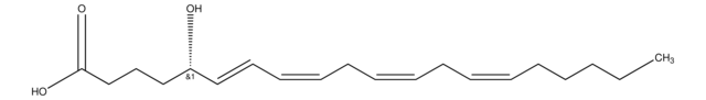 (+)-5(S)-Hydroxy-(6E,8Z,11Z,14Z)-eicosatetraenoic acid ~75&#160;&#956;g/mL in ethanol, ~98%