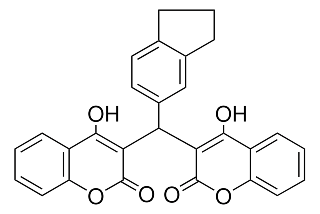 3,3'-(5-INDANYLMETHYLENE)BIS(4-HYDROXYCOUMARIN) AldrichCPR