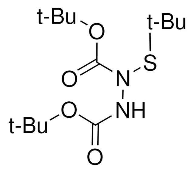 Di-tert-butyl 1-(tert-butylthio)-1,2-hydrazinedicarboxylate &#8805;99.0% (HPLC)