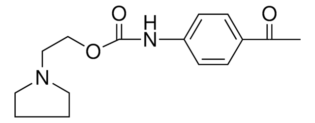 (4-ACETYL-PHENYL)-CARBAMIC ACID 2-PYRROLIDIN-1-YL-ETHYL ESTER AldrichCPR