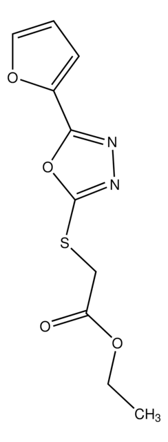 Ethyl 2-{[5-(furan-2-yl)-1,3,4-oxadiazol-2-yl]sulfanyl}acetate