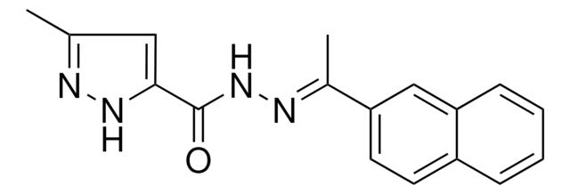 3-METHYL-N'-(1-(2-NAPHTHYL)ETHYLIDENE)-1H-PYRAZOLE-5-CARBOHYDRAZIDE AldrichCPR