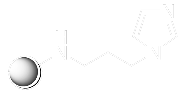 QuadraPure&#174; IMDAZ 100-400&#160;&#956;m particle size, extent of labeling: 1.5&#160;mmol/g loading, 1&#160;% cross-linked with divinylbenzene