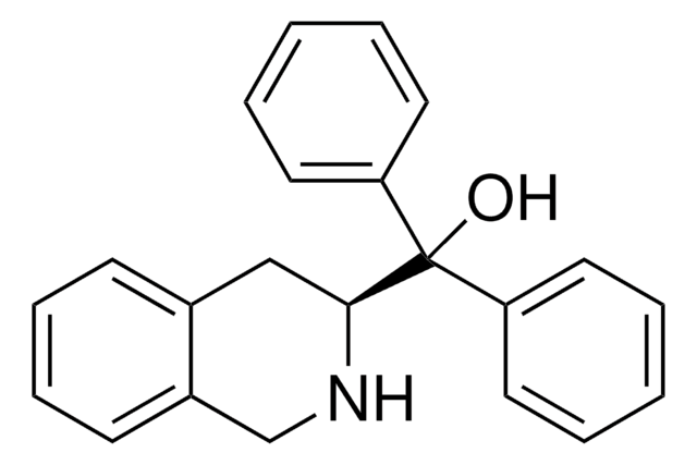 (S)-(&#8722;)-1,2,3,4-Tetrahydro-&#945;,&#945;-diphenyl-3-isoquinolinemethanol 97%