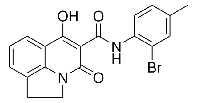 N-(2-BROMO-4-METHYLPHENYL)-6-HYDROXY-4-OXO-1,2-DIHYDRO-4H-PYRROLO[3,2,1-IJ]QUINOLINE-5-CARBOXAMIDE AldrichCPR