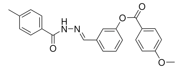 3-(2-(4-METHYLBENZOYL)CARBOHYDRAZONOYL)PHENYL 4-METHOXYBENZOATE AldrichCPR