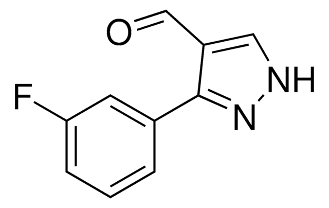 5-(3-Fluorophenyl)-1H-pyrazole-4-carbaldehyde AldrichCPR