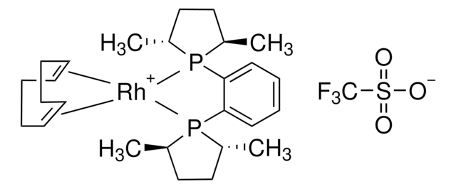 1,2-Bis[(2R,5R)-2,5-dimethylphospholano]benzene(cyclooctadiene)rhodium(I) trifluoromethanesulfonate &#8805;97%