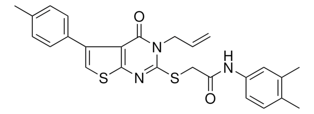 2-{[3-ALLYL-5-(4-METHYLPHENYL)-4-OXO-3,4-DIHYDROTHIENO[2,3-D]PYRIMIDIN-2-YL]SULFANYL}-N-(3,4-DIMETHYLPHENYL)ACETAMIDE AldrichCPR