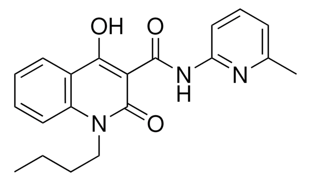 1-BU-4-HO-2-OXO-1,2-2H-QUINOLINE-3-CARBOXYLIC ACID (6-METHYL-PYRIDIN-2-YL)-AMIDE AldrichCPR