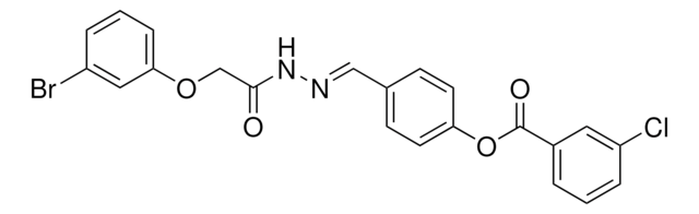 4-(2-((3-BROMOPHENOXY)ACETYL)CARBOHYDRAZONOYL)PHENYL 3-CHLOROBENZOATE AldrichCPR