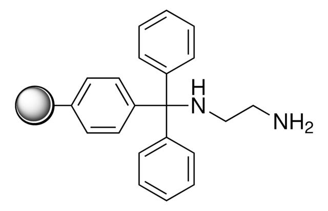 1,2-Diaminoethantrityl, polymergebunden 100-200&#160;mesh, extent of labeling: 1.2-1.7&#160;mmol/g loading, 1&#160;% cross-linked