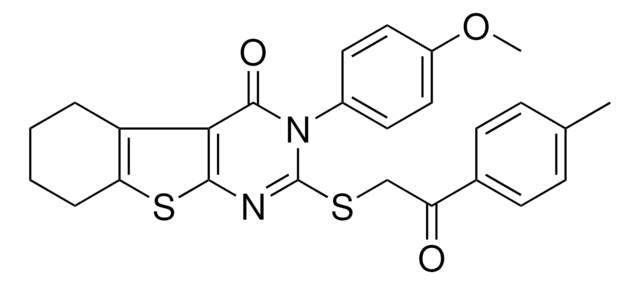 3-(4-METHOXYPHENYL)-2-{[2-(4-METHYLPHENYL)-2-OXOETHYL]SULFANYL}-5,6,7,8-TETRAHYDRO[1]BENZOTHIENO[2,3-D]PYRIMIDIN-4(3H)-ONE AldrichCPR