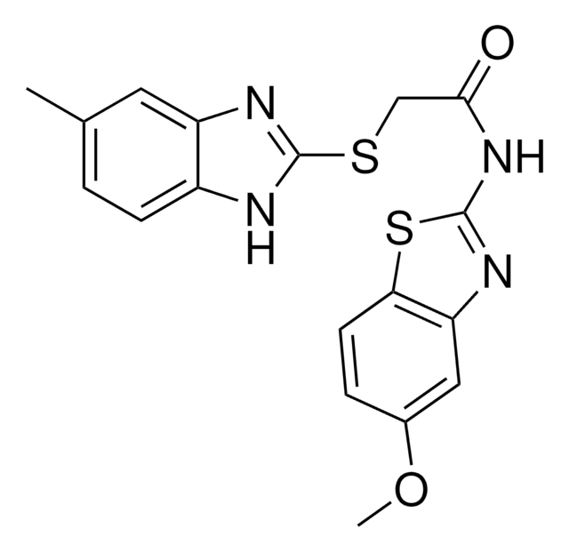 N-(5-METHOXY-1,3-BENZOTHIAZOL-2-YL)-2-[(5-METHYL-1H-BENZIMIDAZOL-2-YL)SULFANYL]ACETAMIDE AldrichCPR