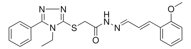 2-[(4-ETHYL-5-PHENYL-4H-1,2,4-TRIAZOL-3-YL)SULFANYL]-N'-[(E,2E)-3-(2-METHOXYPHENYL)-2-PROPENYLIDENE]ACETOHYDRAZIDE AldrichCPR