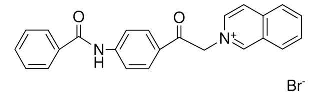 2-(2-(4-BENZOYLAMINO-PHENYL)-2-OXO-ETHYL)-ISOQUINOLINIUM, BROMIDE AldrichCPR