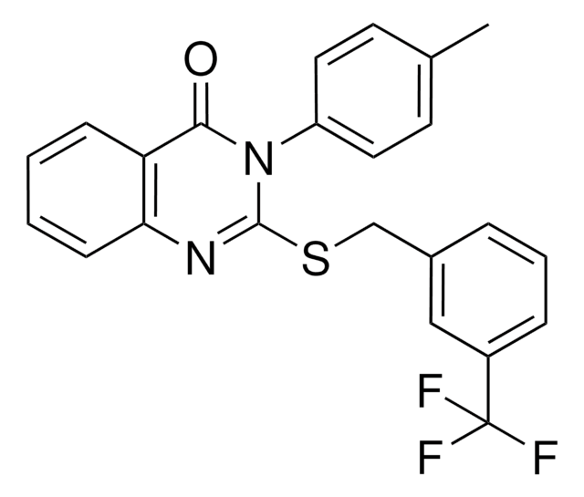 3-(4-METHYLPHENYL)-2-((3-(TRIFLUOROMETHYL)BENZYL)THIO)-4(3H)-QUINAZOLINONE AldrichCPR