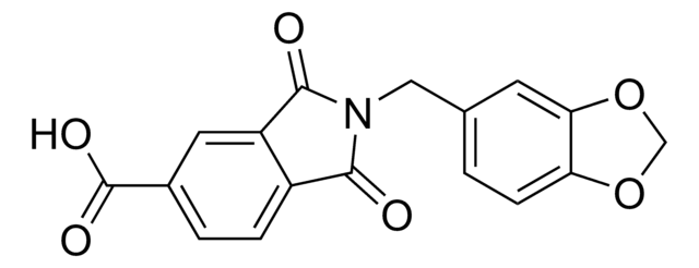 2-(1,3-Benzodioxol-5-ylmethyl)-1,3-dioxo-5-isoindolinecarboxylic acid AldrichCPR