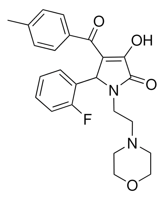 5-(2-FLUOROPHENYL)-3-HYDROXY-4-(4-METHYLBENZOYL)-1-[2-(4-MORPHOLINYL)ETHYL]-1,5-DIHYDRO-2H-PYRROL-2-ONE AldrichCPR