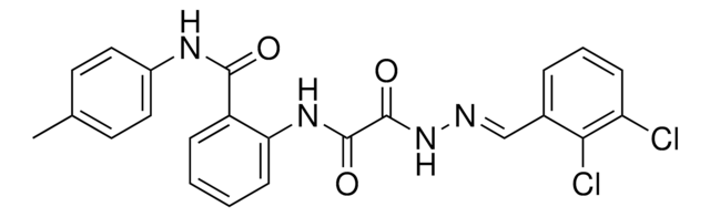 2-(((2-(2,3-DICHLOROBENZYLIDENE)HYDRAZINO)(OXO)AC)AMINO)-N-(4-ME-PH)BENZAMIDE AldrichCPR