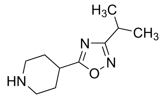 4-(3-Isopropyl-1,2,4-oxadiazol-5-yl)piperidine AldrichCPR