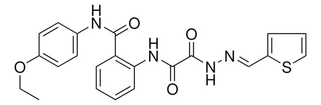 N-(4-ETHOXYPHENYL)-2-((OXO(2-(2-THIENYLMETHYLENE)HYDRAZINO)AC)AMINO)BENZAMIDE AldrichCPR