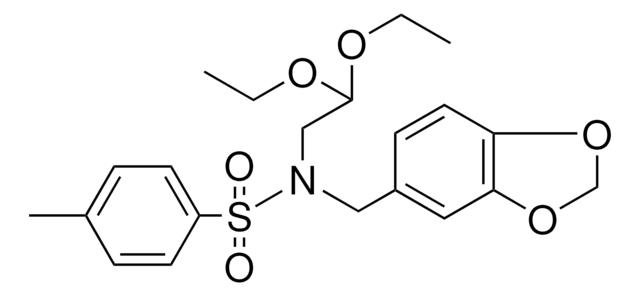 N-BENZO(1,3)DIOXOL-5-YLMETHYL-N-(2,2-DIETHOXY-ETHYL)-4-METHYL-BENZENESULFONAMIDE AldrichCPR