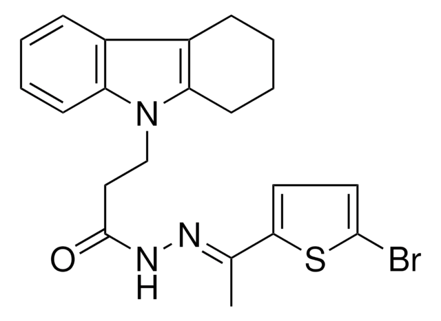 N'-[(E)-1-(5-BROMO-2-THIENYL)ETHYLIDENE]-3-(1,2,3,4-TETRAHYDRO-9H-CARBAZOL-9-YL)PROPANOHYDRAZIDE AldrichCPR