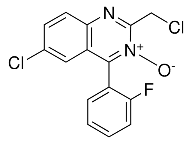 6-Chloro-2-(chloromethyl)-4-(2-fluorophenyl)quinazoline 3-oxide AldrichCPR