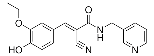 2-CYANO-3-(3-ETHOXY-4-HYDROXYPHENYL)-N-(3-PYRIDINYLMETHYL)ACRYLAMIDE AldrichCPR