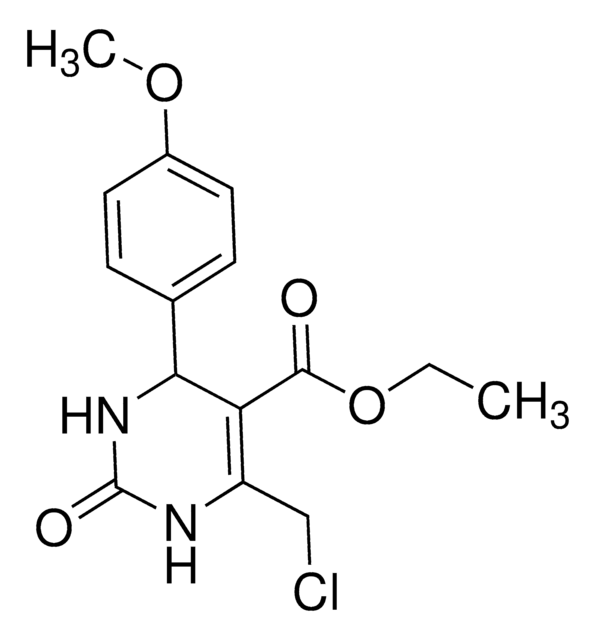 Ethyl 6-(chloromethyl)-4-(4-methoxyphenyl)-2-oxo-1,2,3,4-tetrahydro-5-pyrimidinecarboxylate AldrichCPR