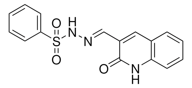 N'-((2-OXO-1,2-DIHYDRO-3-QUINOLINYL)METHYLIDENE)BENZENESULFONOHYDRAZIDE AldrichCPR